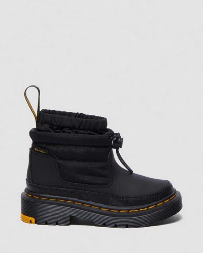 Dr. Martens' Toddler Cullen Fleece Lined Winter Boots In Black