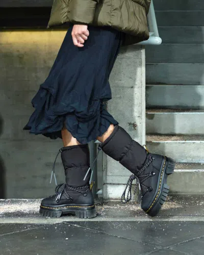 Dr. Martens Audrick Padded Hi Platform Boots In Black