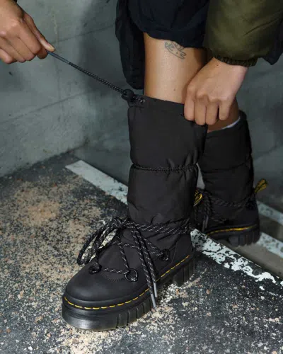 Dr. Martens Audrick Padded Hi Platform Boots In Black