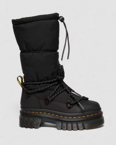 Dr. Martens Audrick Padded Hi Platform Boots In Black