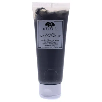 Origins Clear Improvement Active Charcoal Mask By  For Unisex - 2.5 oz Mask In Grey