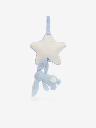 Jellycat Bashful Bunny Musical Pull In Blue