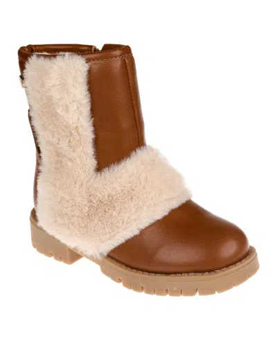 VINCE CAMUTO LITTLE AND BIG GIRLS LONG PILE FUR BOOT 