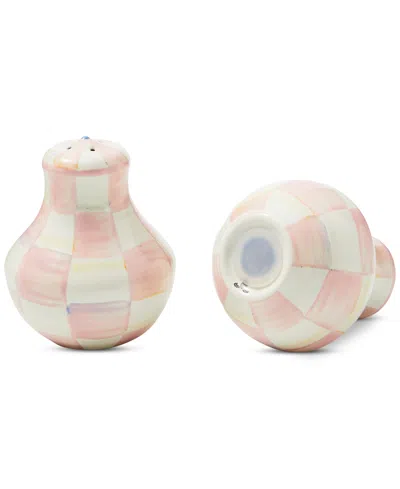 Mackenzie-childs Rosy Check Small Salt & Pepper Shakers In No Color