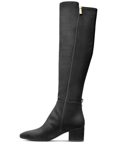 Michael Kors Womens Zipper Rubber Over-the-knee Boots In Camel