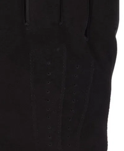 Isotoner Signature Men's Stretch Suede 3-draw Touchscreen Gloves In Cognac