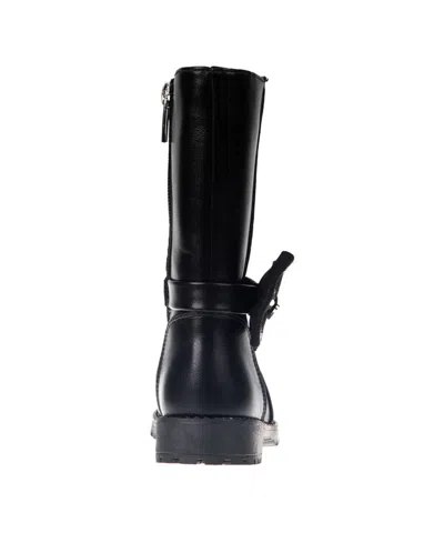 Vince Camuto Toddler Girls Tall Bow With Rhinestones Boot In Black
