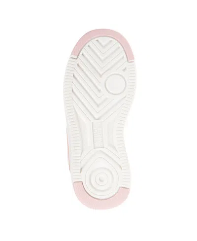 Vince Camuto Little And Big Girls Perforated Court Sneaker In White