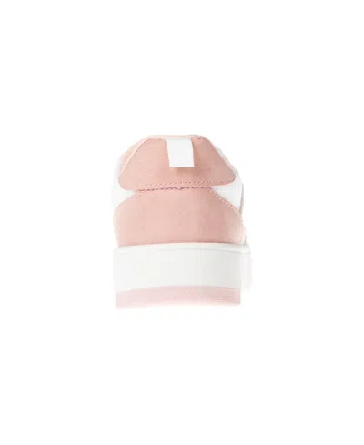 Vince Camuto Little And Big Girls Perforated Court Sneaker In White