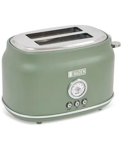Haden Dorset Cedar Wide-slot 2-slice Toaster, 75172 In Cedar Green Chrome