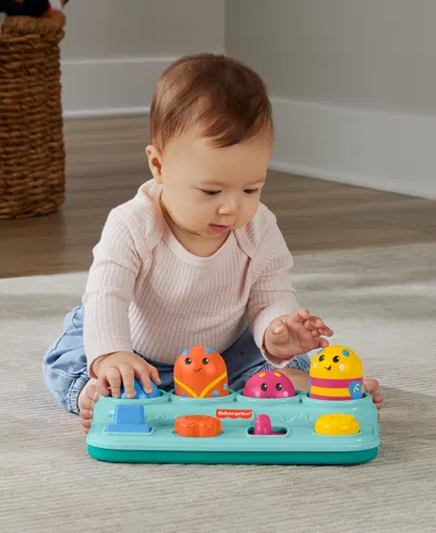 Fisher Price Fisher-price Boppin' Activity Bugs Fine Motor Pop-up Toy For Babies 9 Months Older In Multi-color