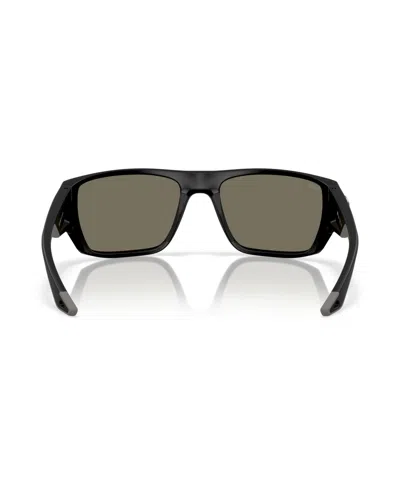 Costa Del Mar Men's Pargo Polarized Sunglasses, Mirror 6s9086 In Black,green