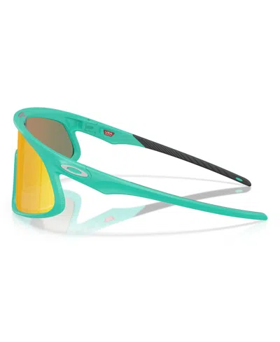 Oakley Unisex Round Sunglasses, Rslv Oo9484d In Matte Celeste