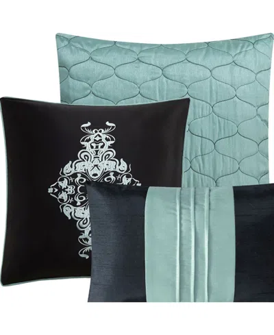 Stratford Park Charley 7-piece Comforter Set, Queen In Grey