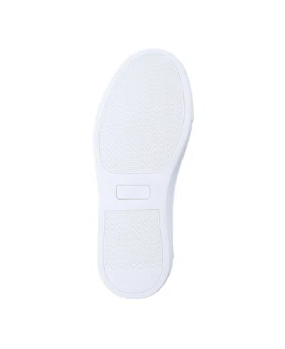Vince Camuto Little And Big Girls Rhinestones Court Sneaker In White