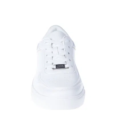 Vince Camuto Little And Big Girls Rhinestones Court Sneaker In White