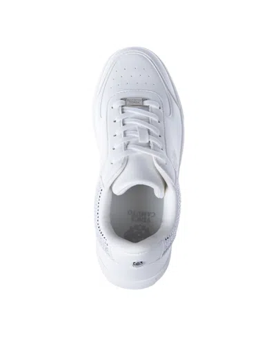 Vince Camuto Little And Big Girls Rhinestones Court Sneaker In White
