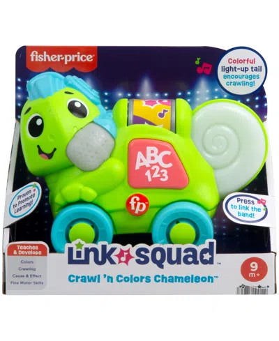 Fisher Price Fisher-price Link Squad Crawl ‘n Colors Chameleon Baby Learning Toy With Music Lights In Multi-color