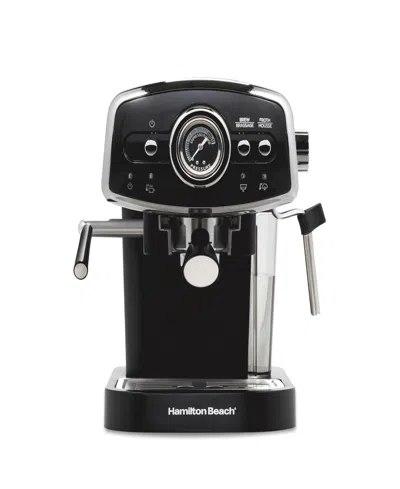 Hamilton Beach 15 Bar Pump Slide Lock Espresso Maker In Black
