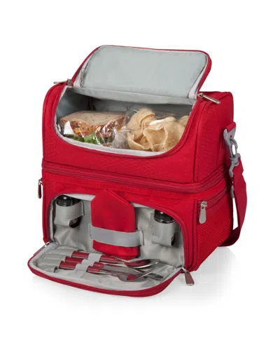 Oniva Disney Mickey Mouse 10 Liter Pranzo Lunch Bag Cooler With Utensils In Red