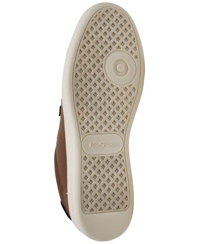 Ben Sherman Men's Hampton Low Court Casual Sneakers From Finish Line In Chestnut