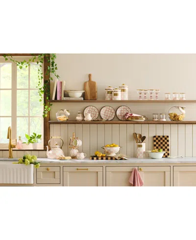 Mackenzie-childs Rosy Check Ice Cream Dish In No Color