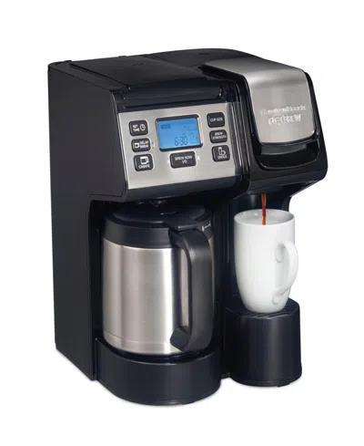 Hamilton Beach 12 Cup Flexbrew Trio Coffee Maker With Thermal Carafe In Black