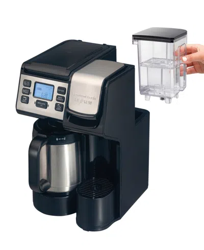 Hamilton Beach 12 Cup Flexbrew Trio Coffee Maker With Thermal Carafe In Black
