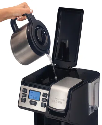 Hamilton Beach 12 Cup Flexbrew Trio Coffee Maker With Thermal Carafe In Black