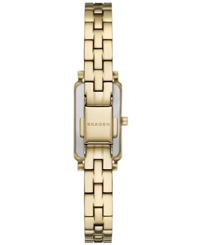 Skagen Women's Hagen Micro Quartz Two-hand Gold Stainless Steel 31mm In Gold
