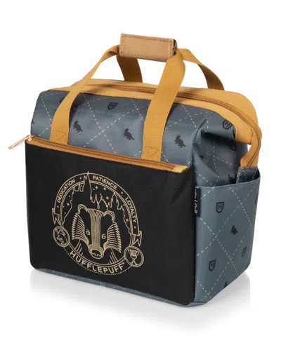 Oniva Harry Potter Hufflepuff 9 Liter On The Go Lunch Bag Cooler In Black With Yellow Accents