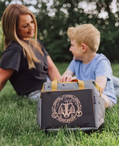 Oniva Harry Potter Hufflepuff 9 Liter On The Go Lunch Bag Cooler In Black With Yellow Accents