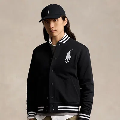 Polo Ralph Lauren Baseball Knit In Polo Black