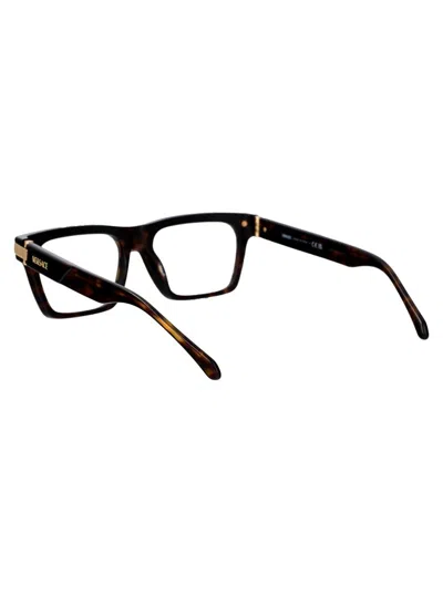 Versace 0ve3354 Glasses In 5466 Top Black/havana
