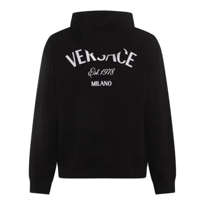 Shop Versace Sweaters Black