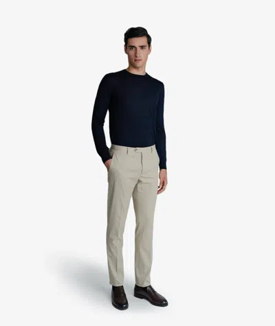Larusmiani Velvet Trousers Howard Pants In Beige
