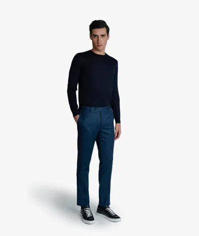 Larusmiani Velvet Trousers Howard Pants In Lightblue