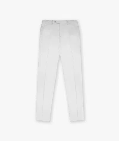 Larusmiani Velvet Trousers Howard Pants In Ivory