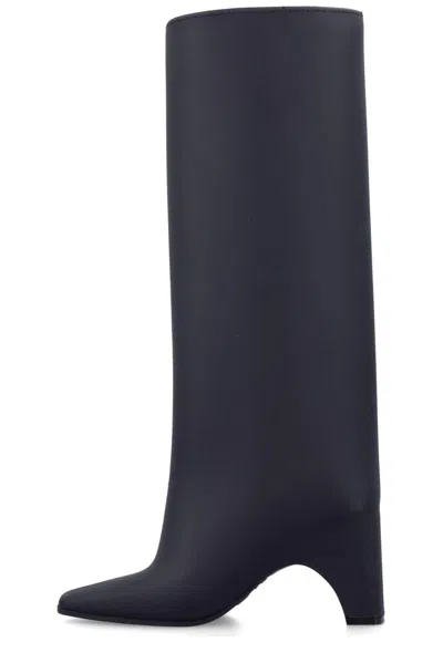 Shop Coperni Knee-high Bridge Boots In Black