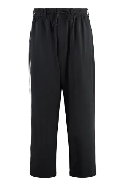 Shop Y-3 Techno Fabric Track Pants In Black