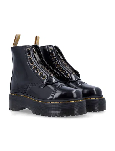 Shop Dr. Martens' Vegan Sinclaire Platform Boots In Black