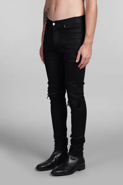 Shop Amiri Jeans In Black Cotton