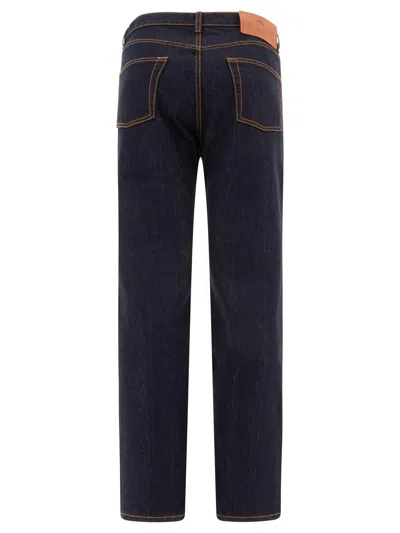 Etro Dark Indigo Straight-leg Jeans In Denim