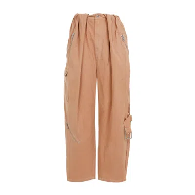 Shop Loewe Balloon Cargo Pants In Clay