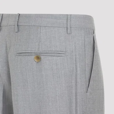 Etro Single Pleat Pants In Wool