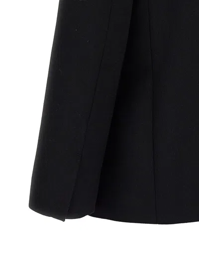 Jil Sander Single-breasted Blazer With Notch Lapel In Black