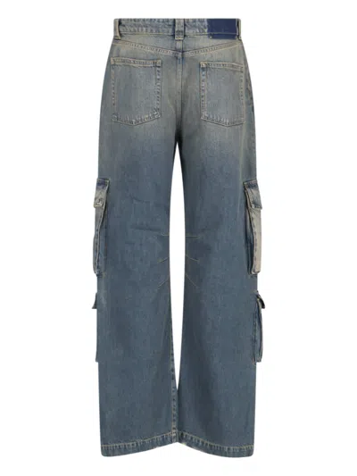 Shop Golden Goose Cargo Jeans In Blue