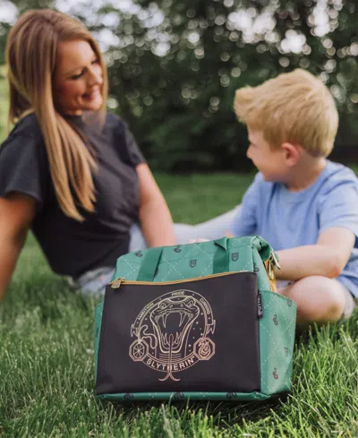 Oniva Harry Potter Slytherin 9 Liter On The Go Lunch Bag Cooler In Black With Green Accents