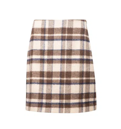 WEEKEND MAX MARA EPOCA CHECKED MINI SKIRT 