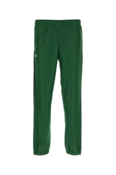 Lacoste Joggers Polyester Elastic Cuffs In Is1